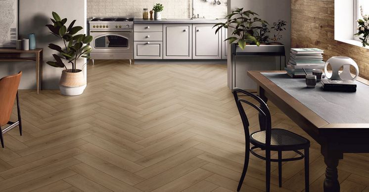 Novocore Redwood Herringbone Base Oasis, за м2