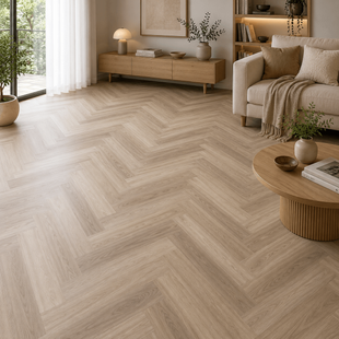 Vinilam Parquet Herringbone Дуб Латте, за м2