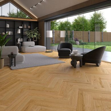 Barlinek Next Step Aura Herringbone Oscar Oak, за м2