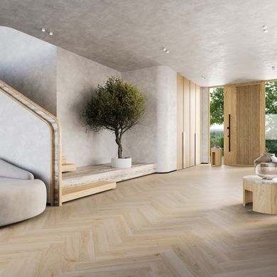 Barlinek Next Step Herringbone 5+1 Tea Oak, за м2