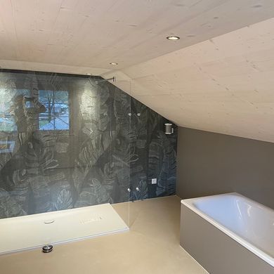 Стеновая панель SPC Rocko Wall Tiles Silver Sage R163