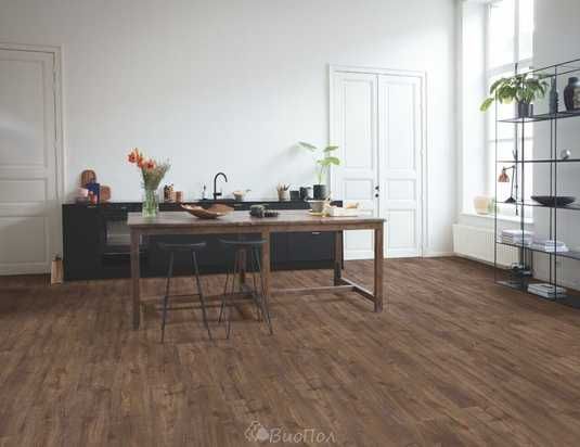 Вінілова підлога Quick Step Bloom 40199 Дуб осінній шоколад
