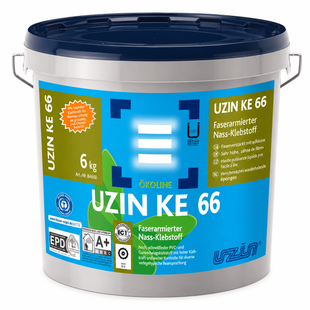 Клей для вінілових підлог Uzin KE 66, 6 кг