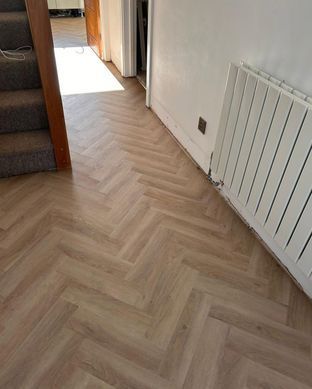 Invictus Maximus Herringbone DB Divine Oak Champagne, за м2