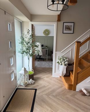 Invictus Maximus Herringbone DB Divine Oak Champagne, за м2