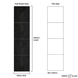 Стінова панель HPL Berry Alloc Wall&Water Balck Velvet, 60x60, за м2