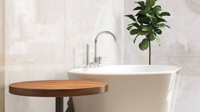 Стінова панель SPC Rocko Wall Tiles Ivory Onyx R196